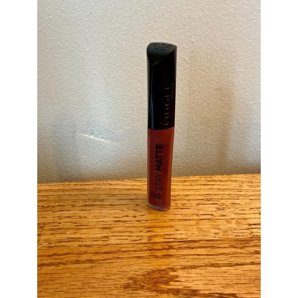 Rimmel Stay Matte Liquid Lip Colour, Trust You, 0.21 oz Purple Red Deep New